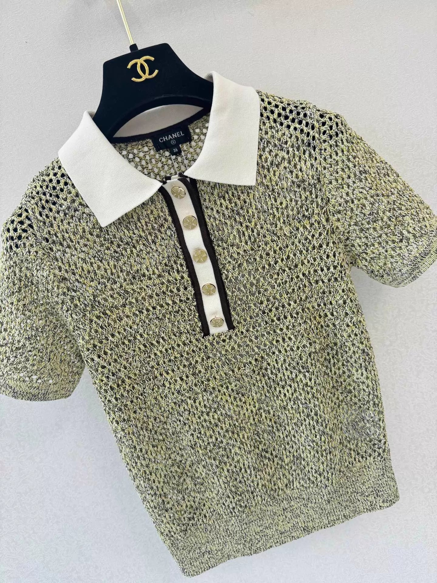 26ss Collared Knit T-Shirt