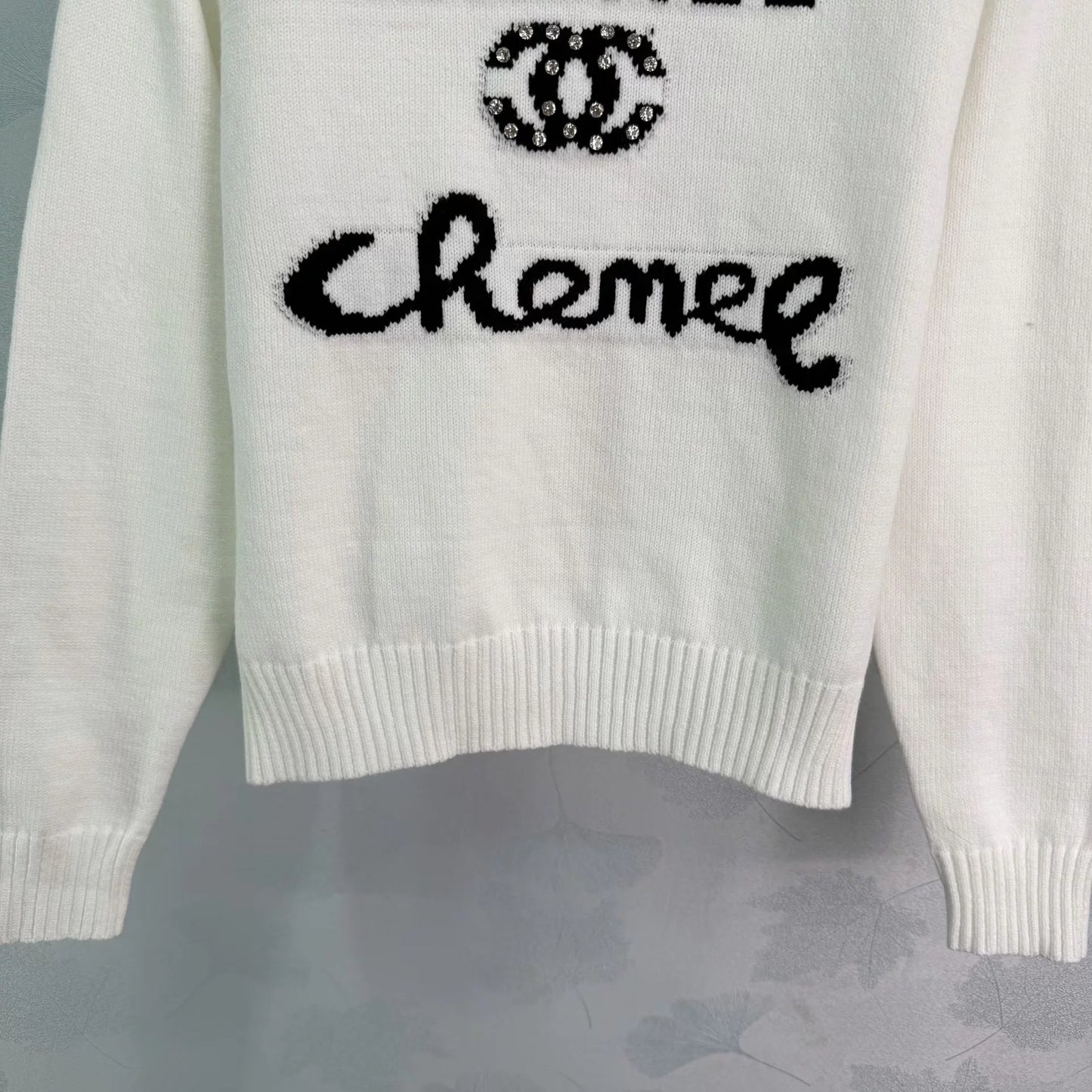 Letter Jacquard Sweater