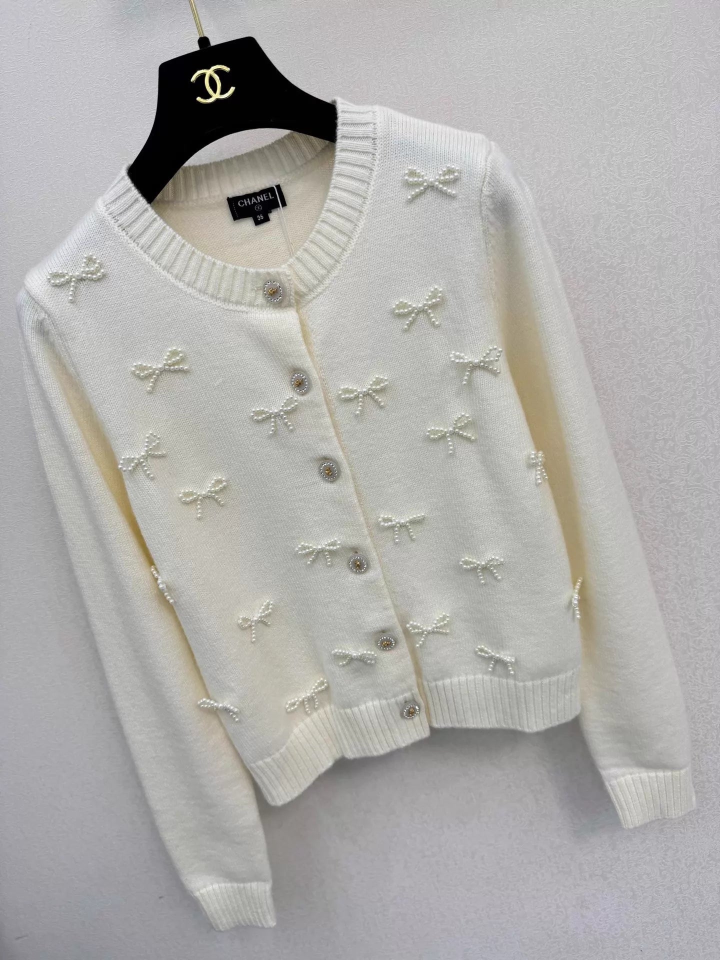 Bow Knit Cardigan