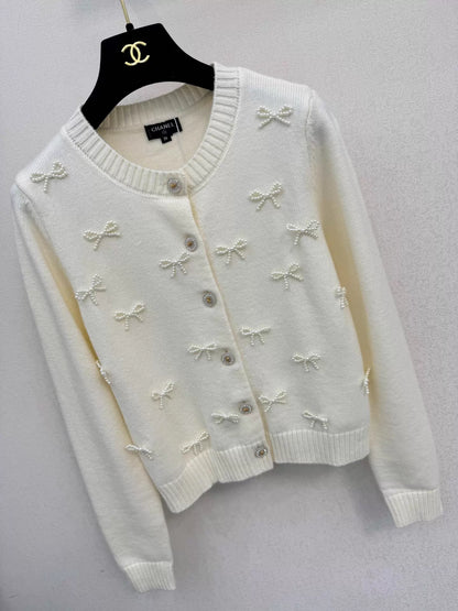 Bow Knit Cardigan