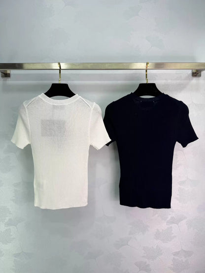 26ss Crew Neck Knit T-Shirt