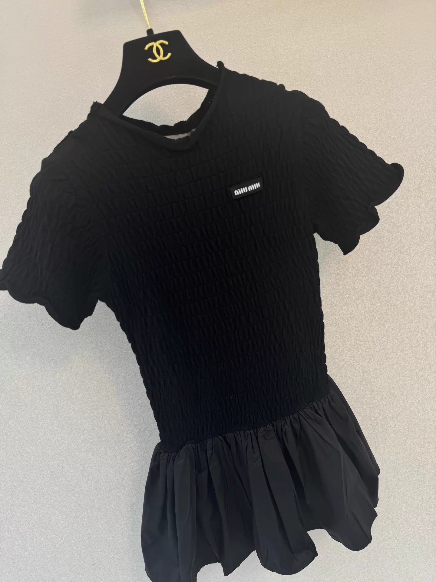 26ss Pleated Knit Dress