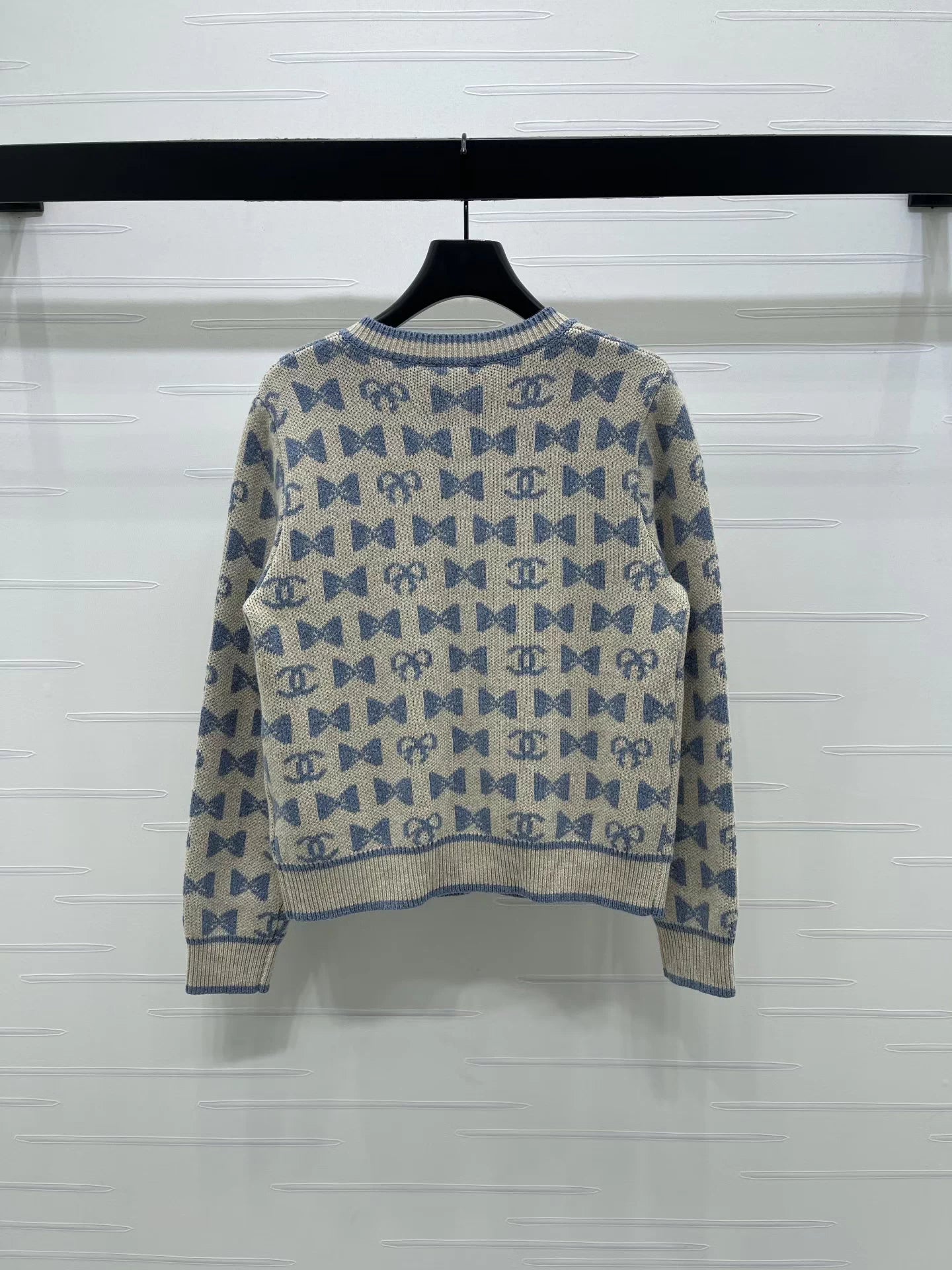 Jacquard Knit Cardigan