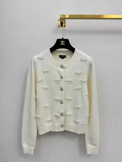 Bow Knit Cardigan