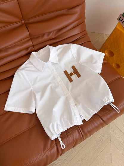 26ss H-patterned T-shirt