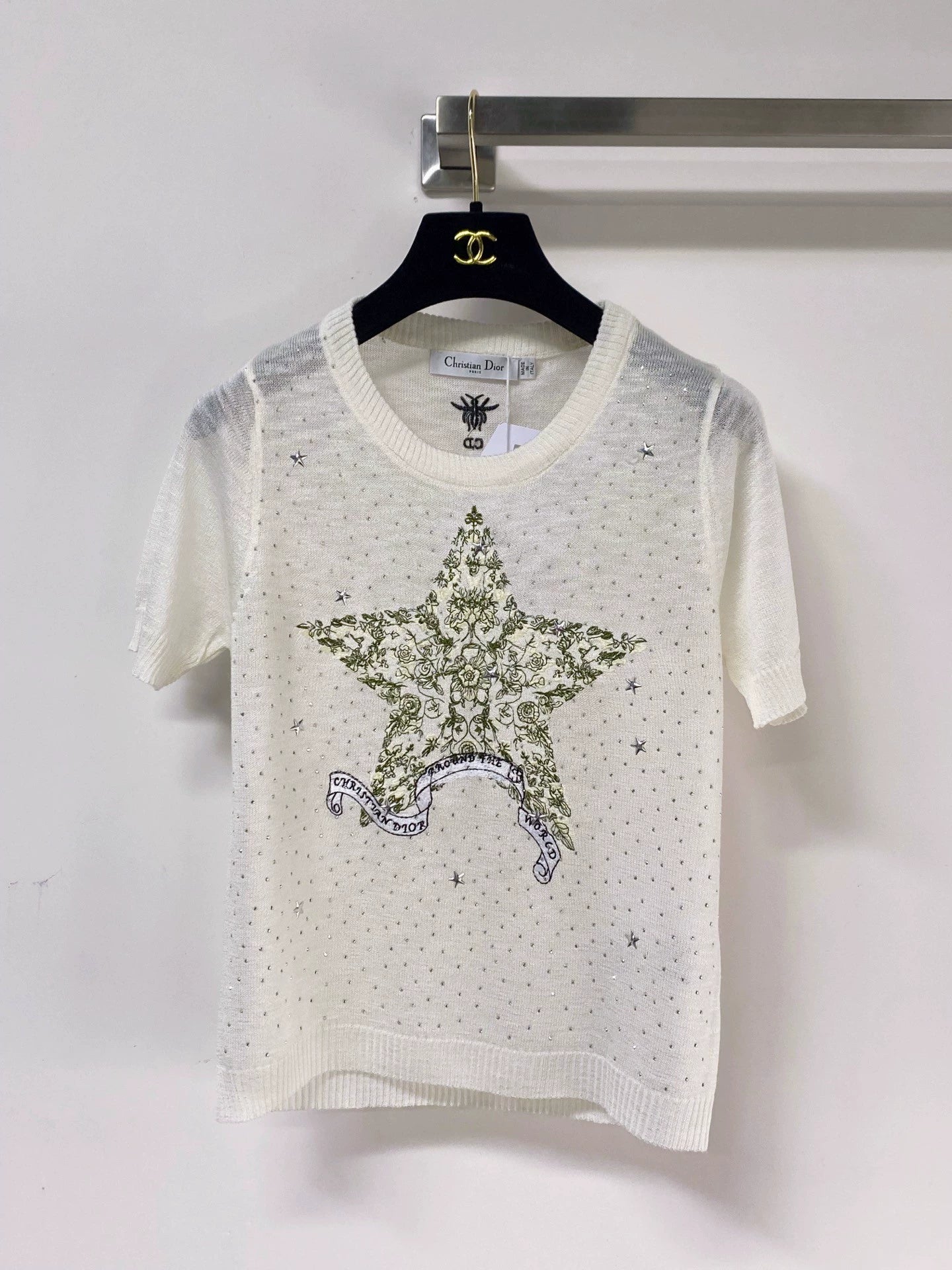26ss Star Embroidery T-Shirt