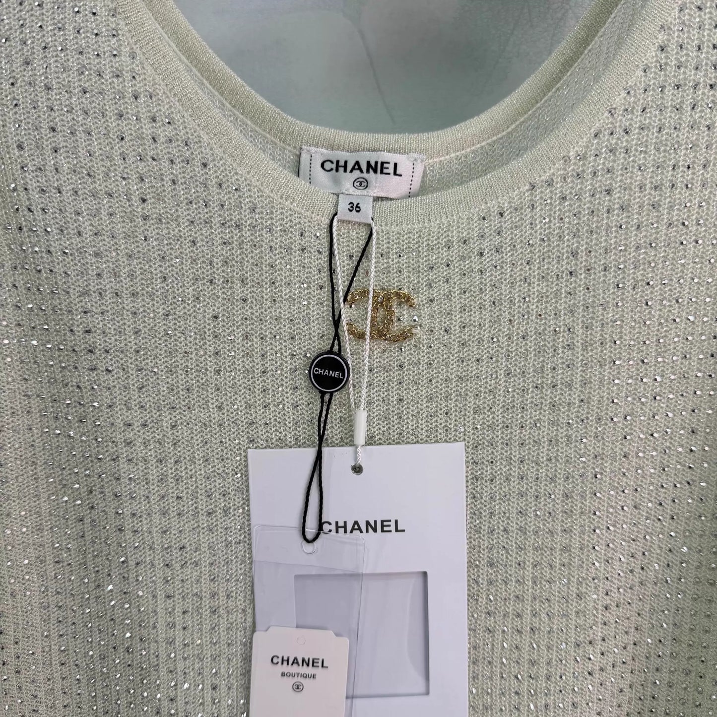 26ss Openwork Knit Vest