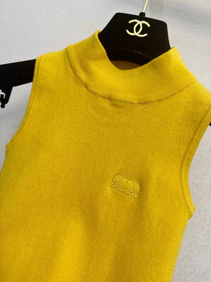 26ss Sleeveless Knitted Vest
