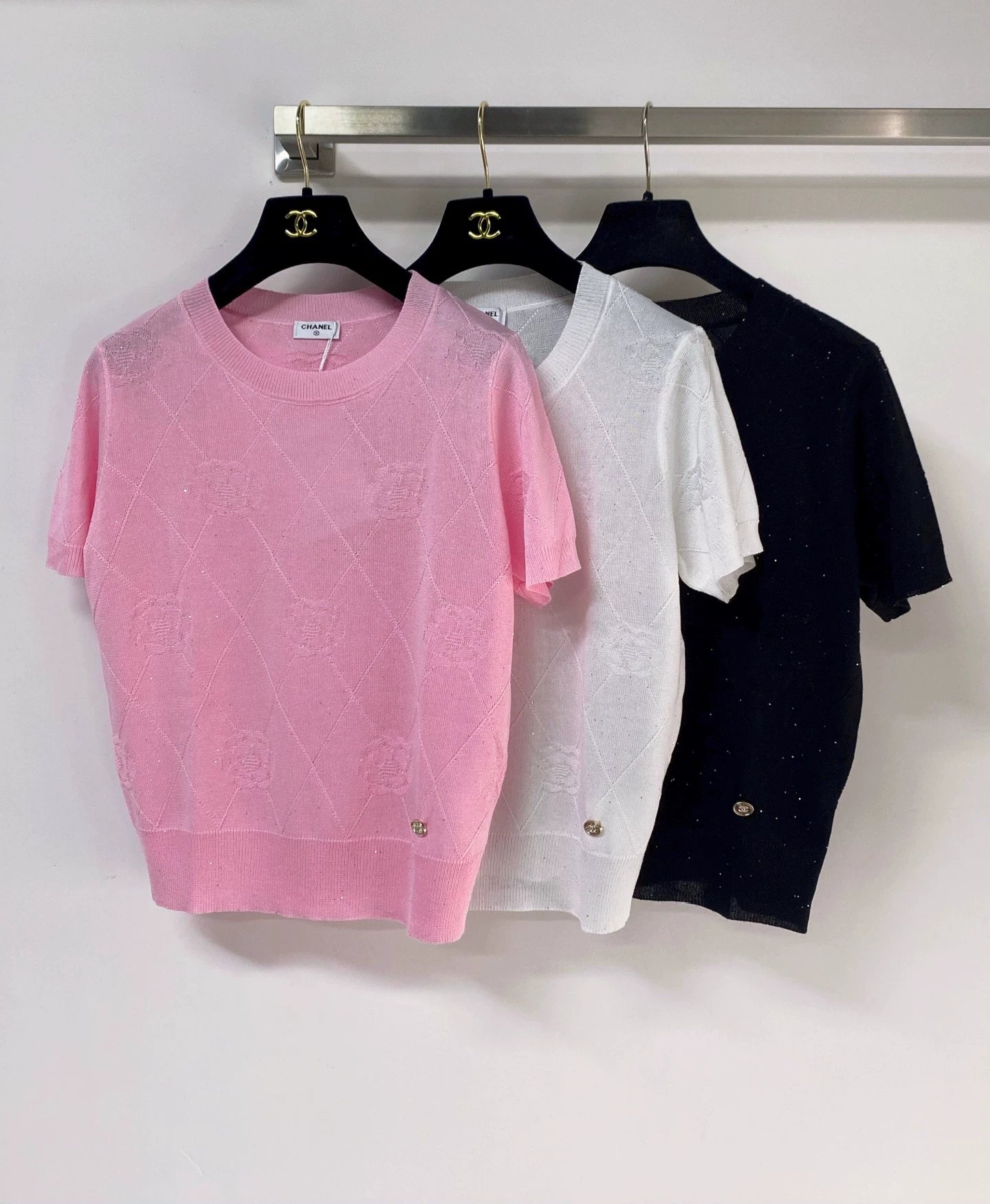26ss logo knit T-shirt