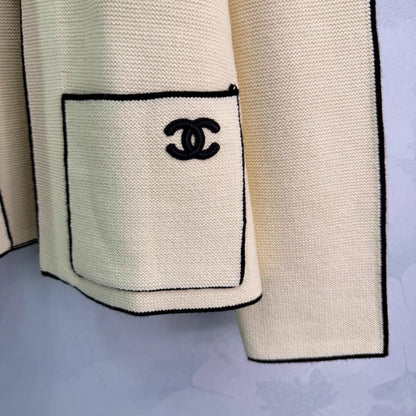26ss Monogram-Pocket Knitted Cardigan