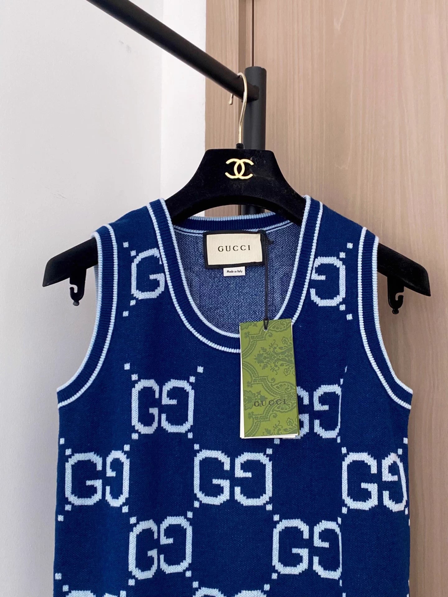 Monogram Knit Vest