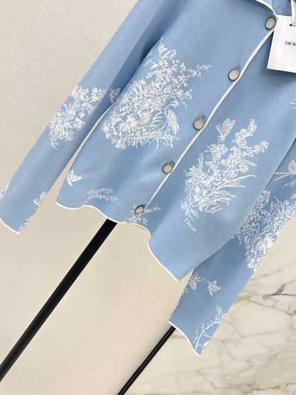 26New Knitted Collared Jacket