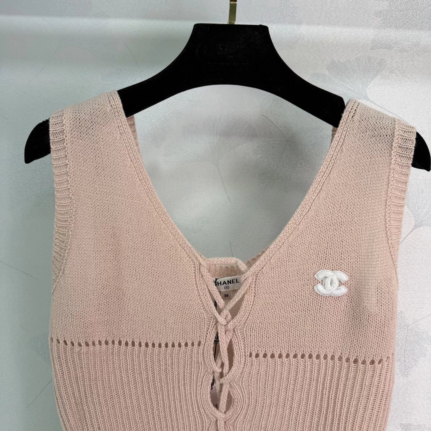 Tie-front Knit Vest