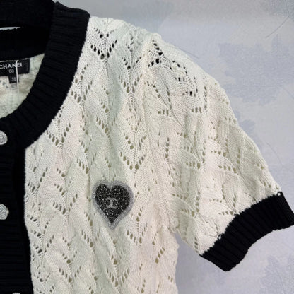Color-blocked Knit T-shirt