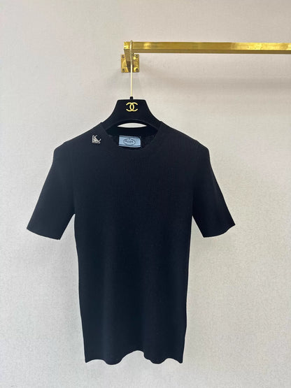 26ss Crew Neck Knit T-Shirt