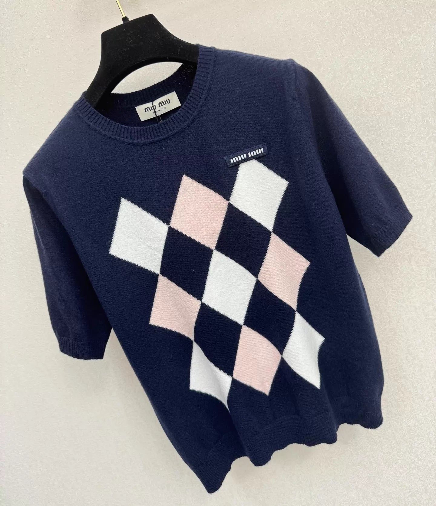 Short-Sleeve Knit Top