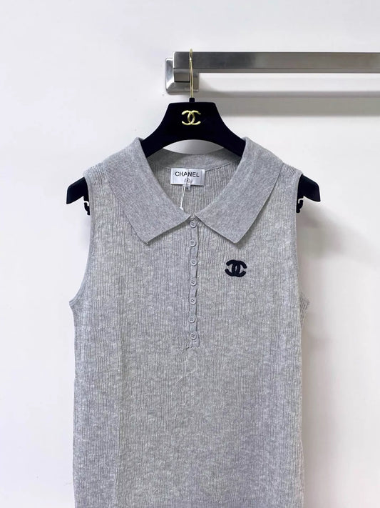 26ss logo-decorated vest