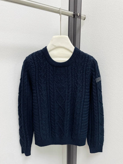 Fried Dough Twists knitting pullover