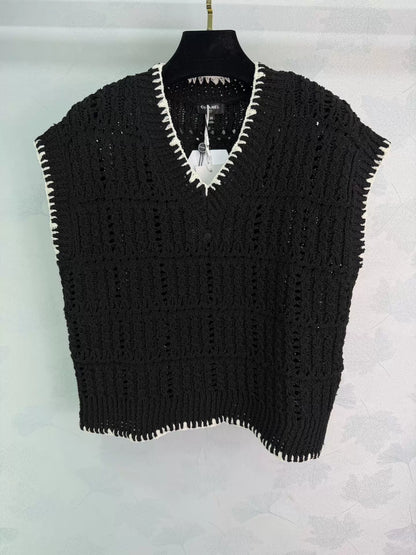 Crochet Knit Vest