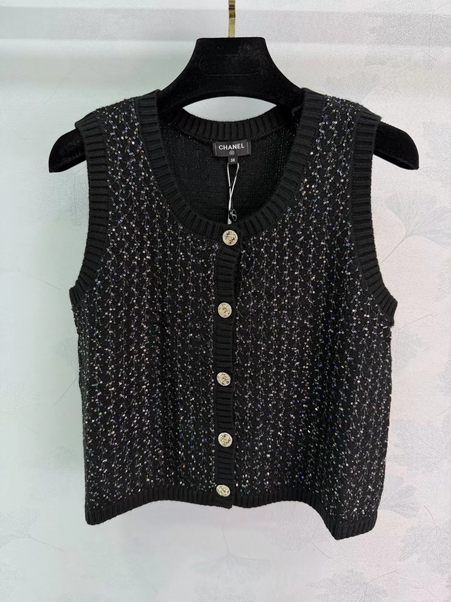 Knitted Sleeveless Vest