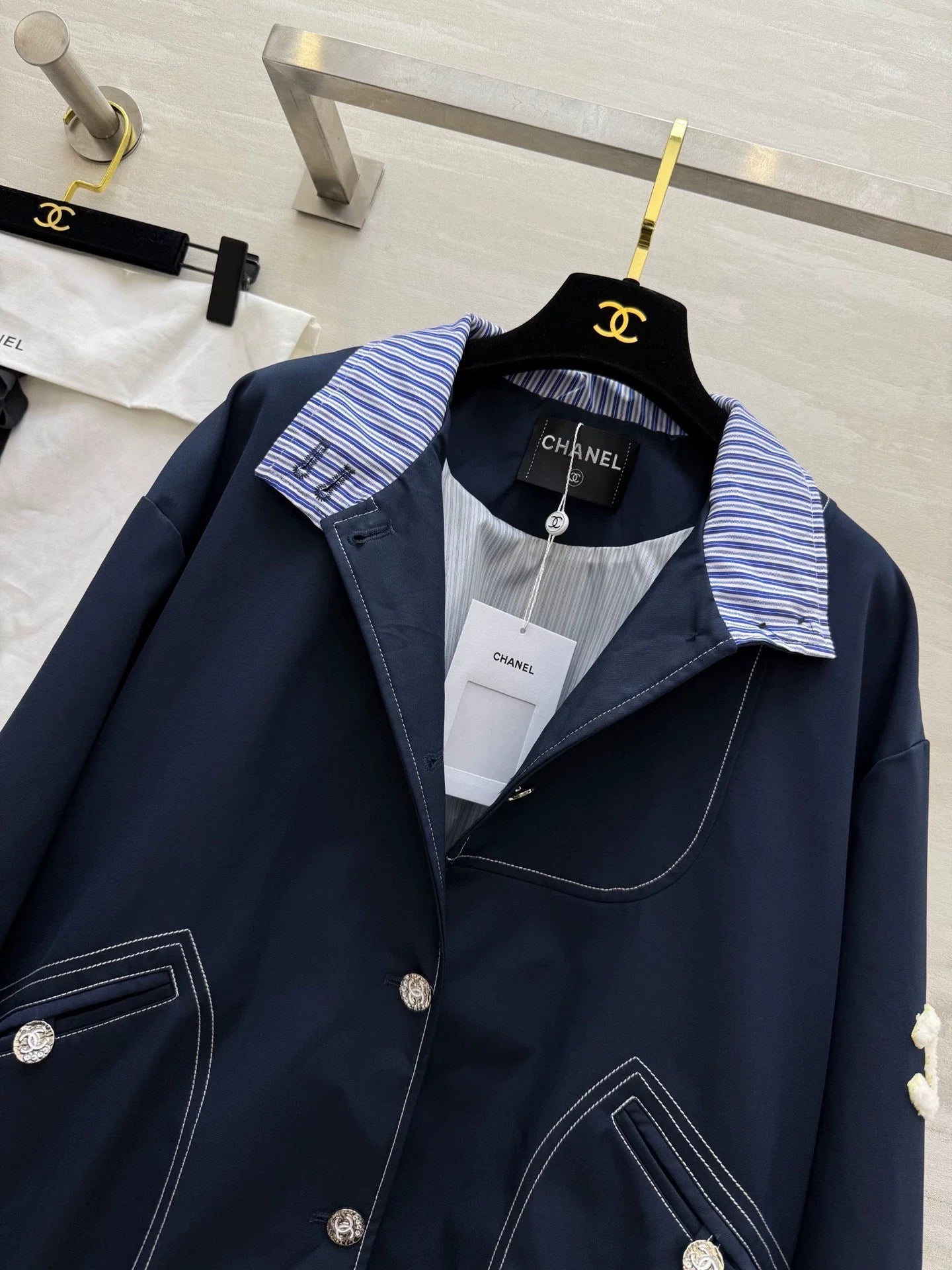 Deep blue workwear jacket