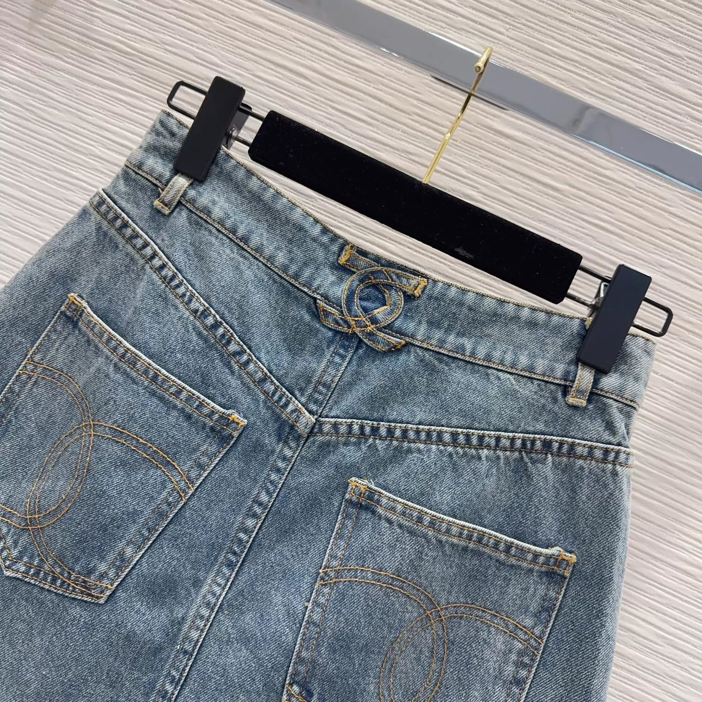 26ss Denim Midi Skirt