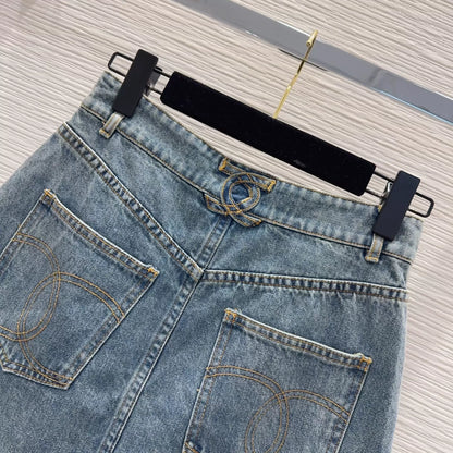 26ss Denim Midi Skirt