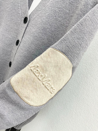 25fw V-neck knitted cardigan