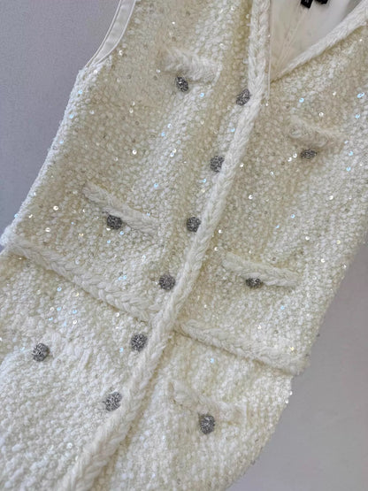 Sequined Vest Dress