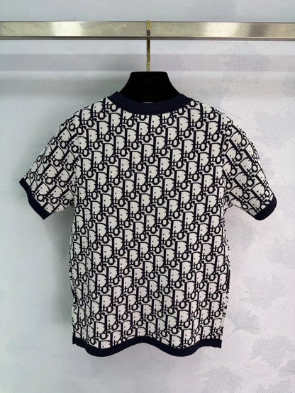 Knitted Short-Sleeve T-Shirt