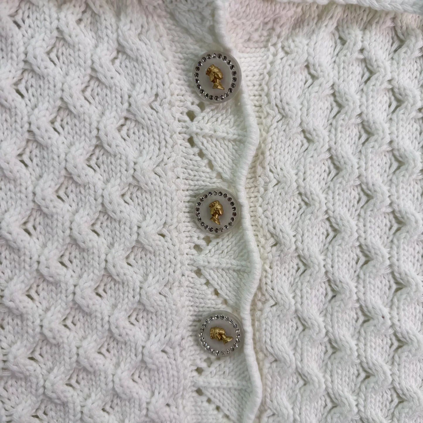 Openwork Knit Cardigan