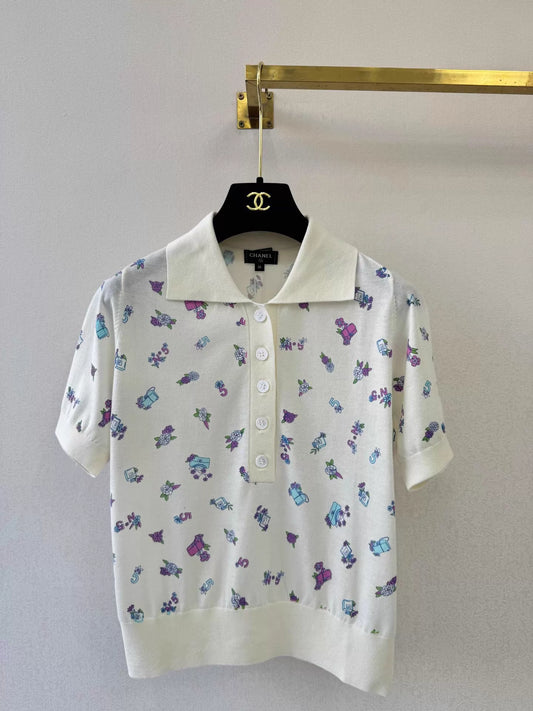 Knitted Polo Shirt