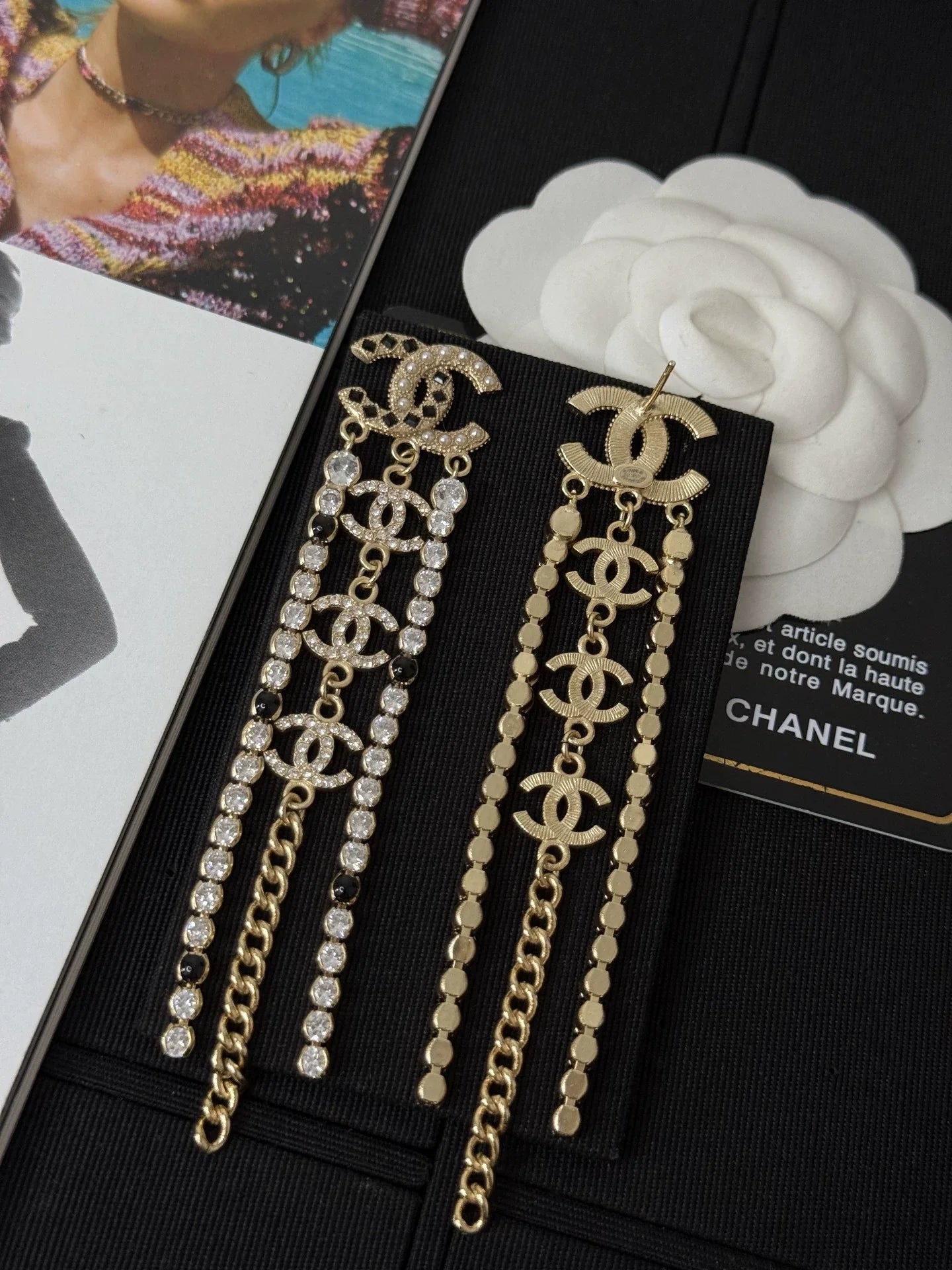 Long earrings