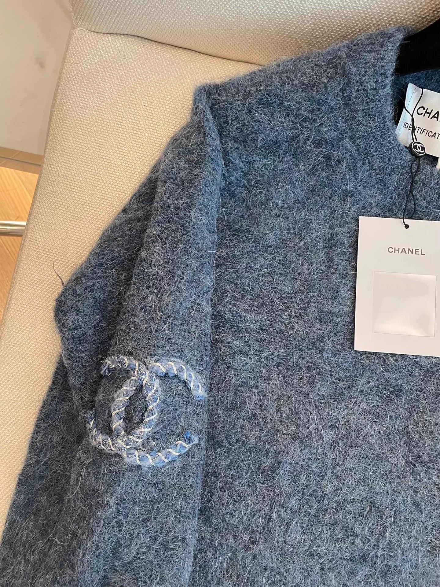 Haze Blue Crew Neck Sweater
