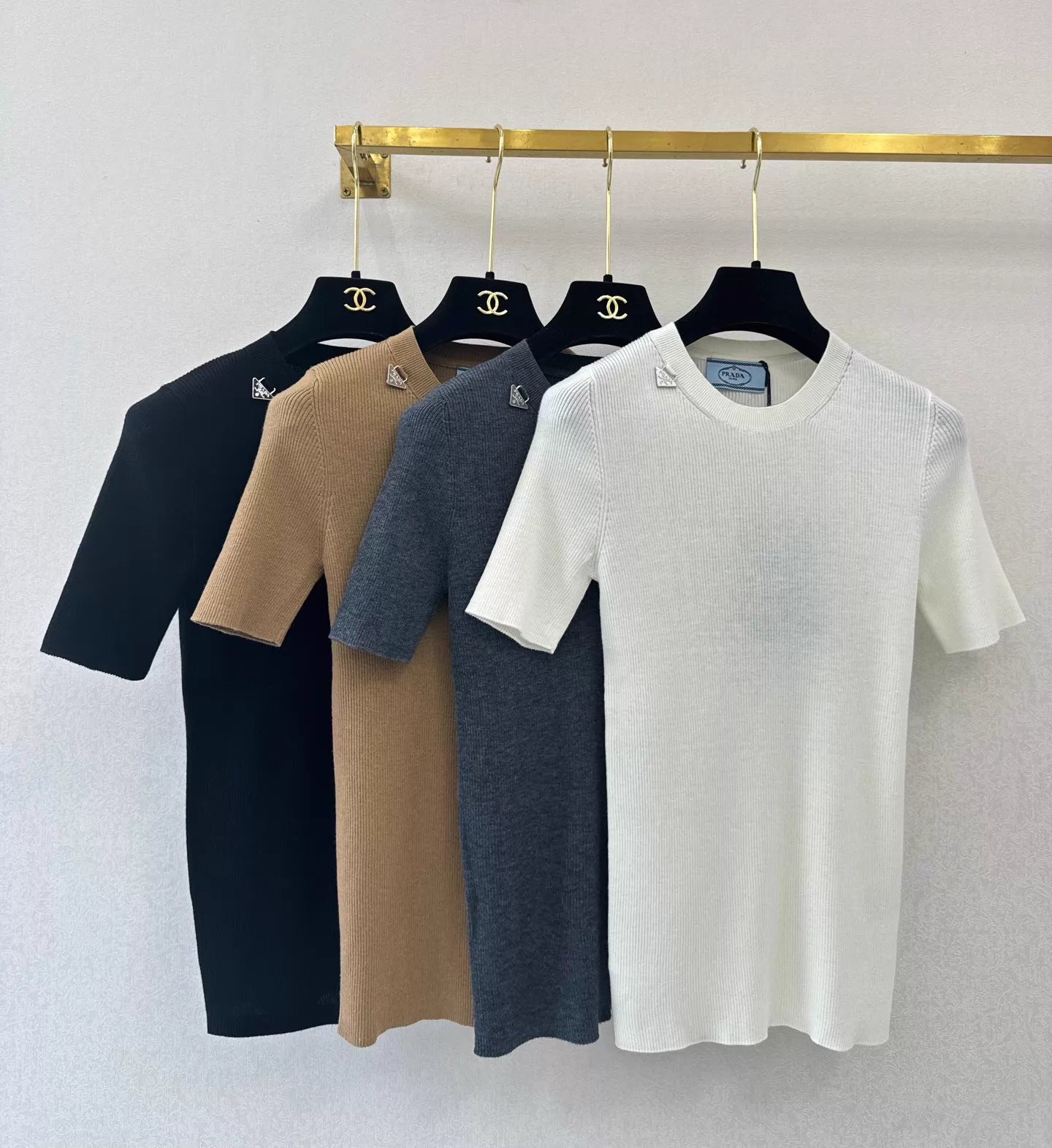 26ss Crew Neck Knit T-Shirt