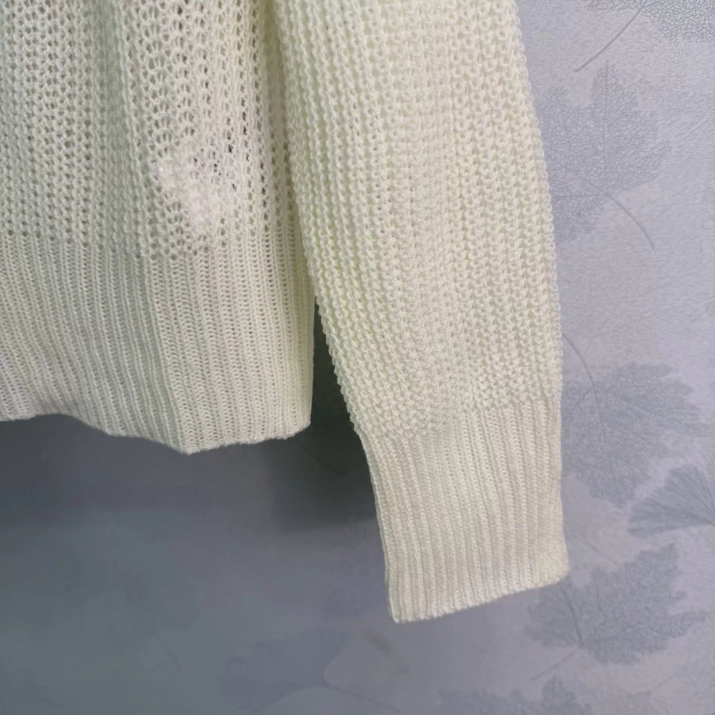 Floral Embroidery Sweater