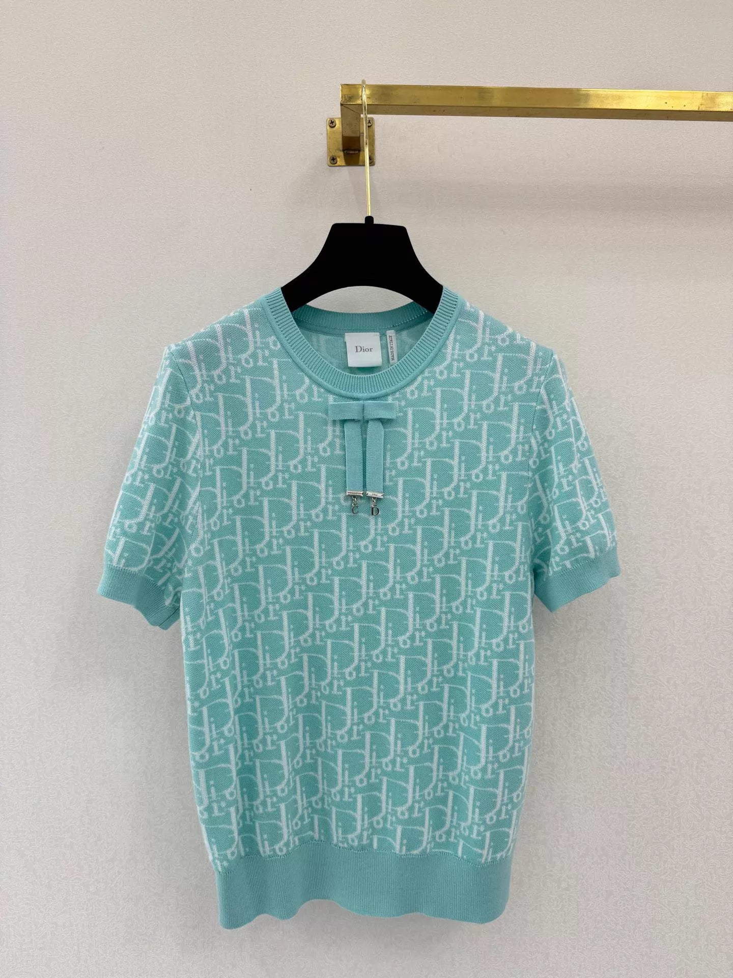 26ss Jacquard Knit T-shirt