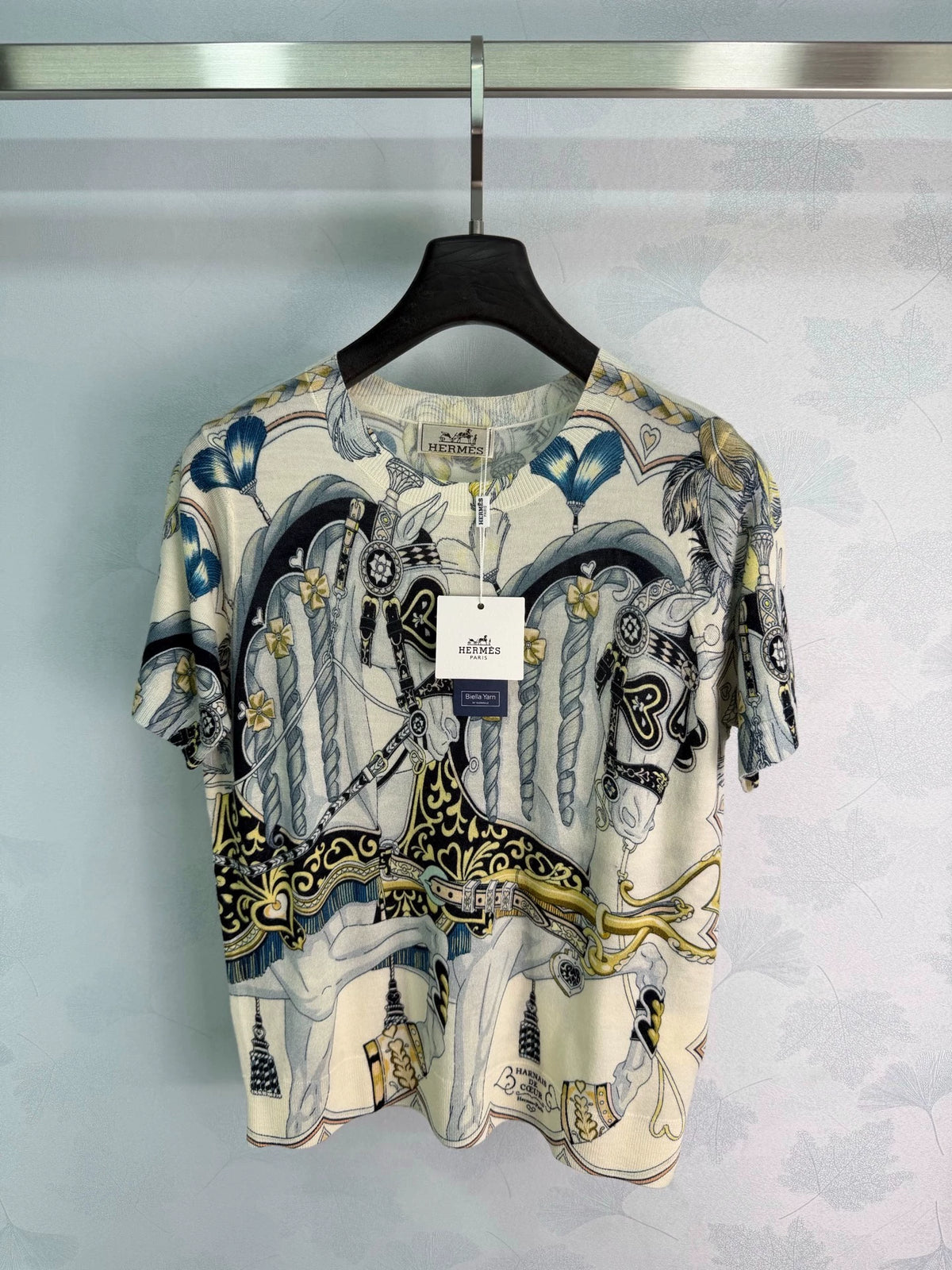 Hermès/26 Early Autumn New Round Neck Short Sleeve
