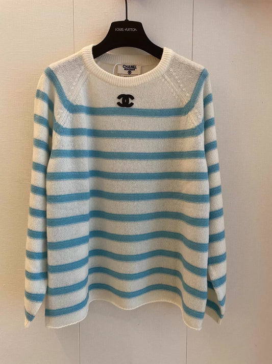 Striped Knit Sweater