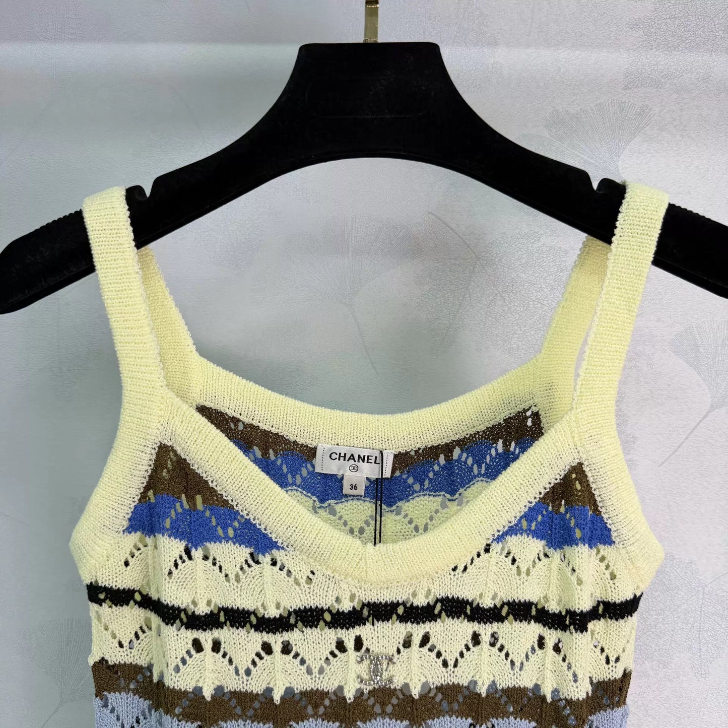 26ss Wavy Striped Knit Vest
