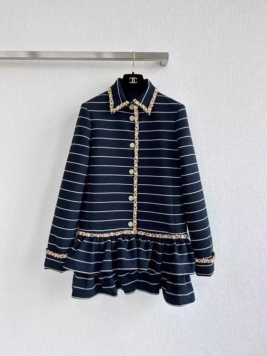 26ss Collared Dress Coat