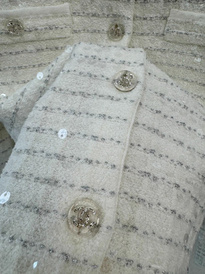 Tweed and Sequined Jacket
