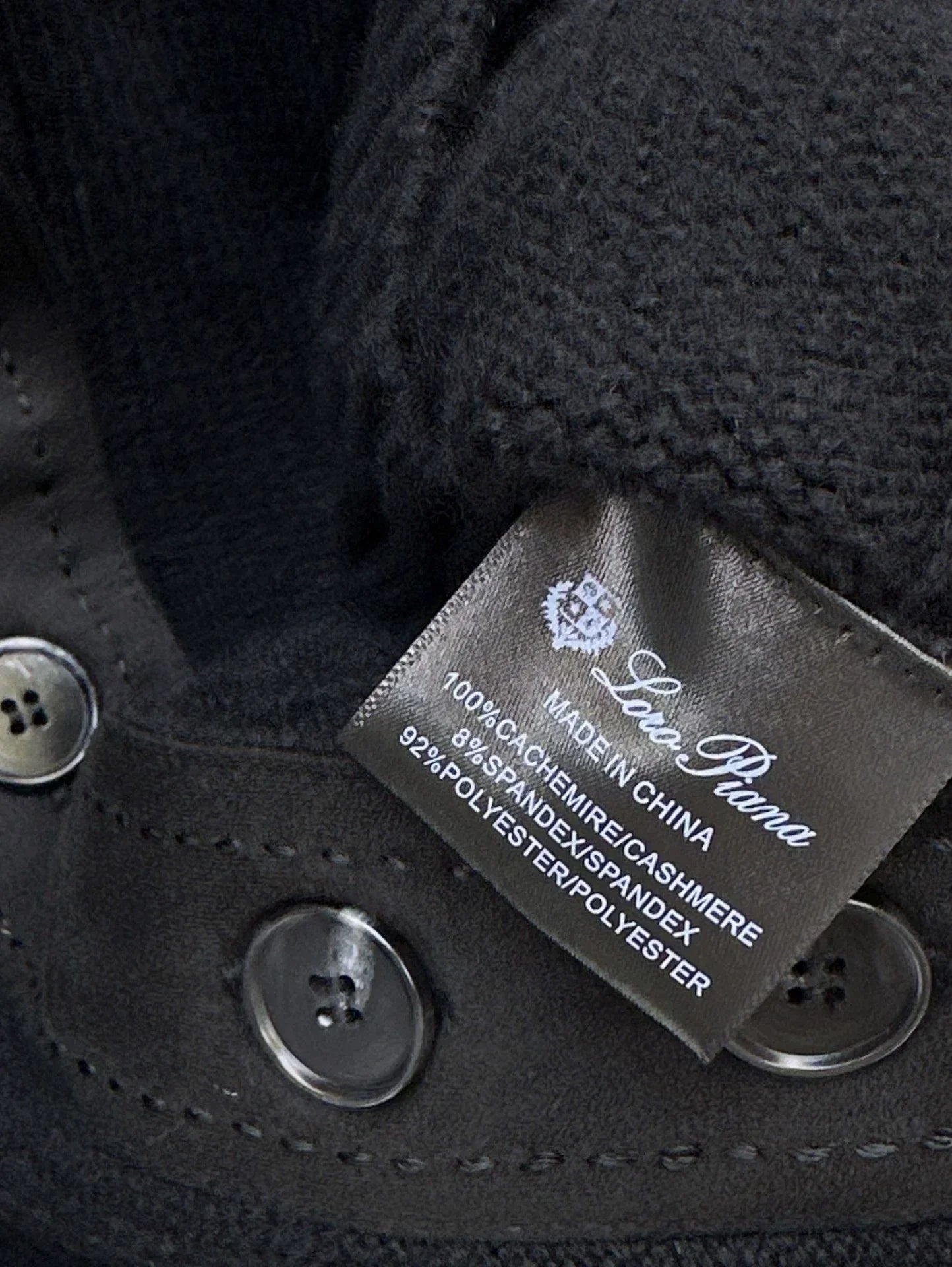 25fw new cashmere stand collar jacket