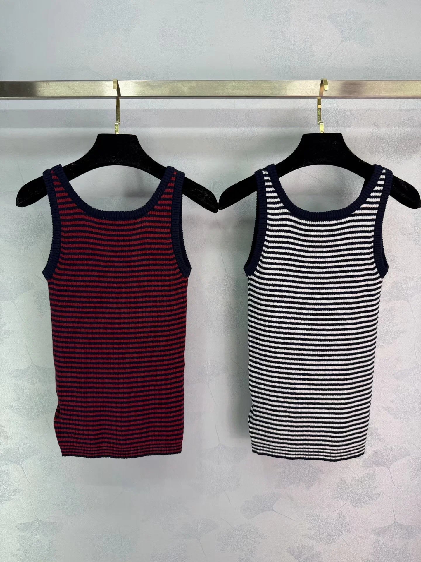 Striped Knit Vest