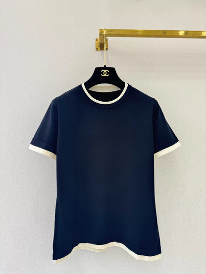 26ss Faux Two-Piece Patchwork T-Shirt