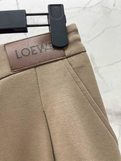 25fw Drawstring wide leg pants