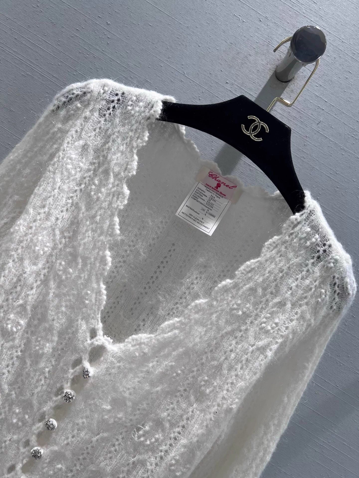 Openwork Knit Cardigan