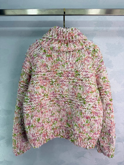 Chunky knit crochet sweater