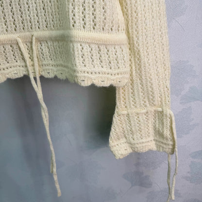 Chanel / 26 Early Autumn New Doll Collar Long-Sleeve Knit Sweater