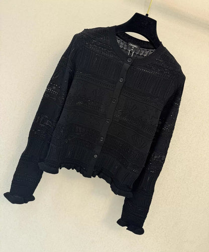 Openwork Knit Cardigan
